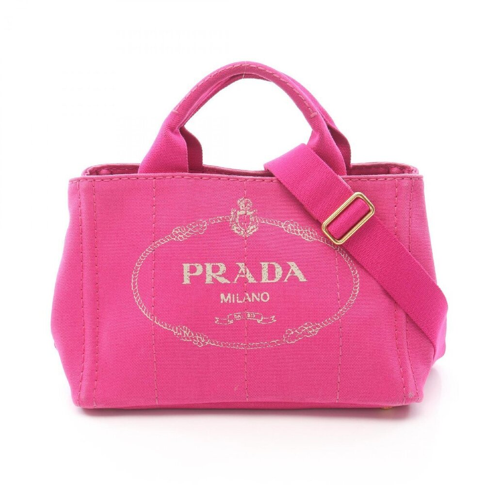 Prada CANAPA Canvas Tote Bag